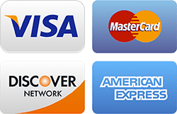 Major Credit Cards Accepted